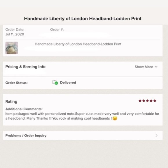 Liberty of London Art Fabric Headband - Picture 14 of 16